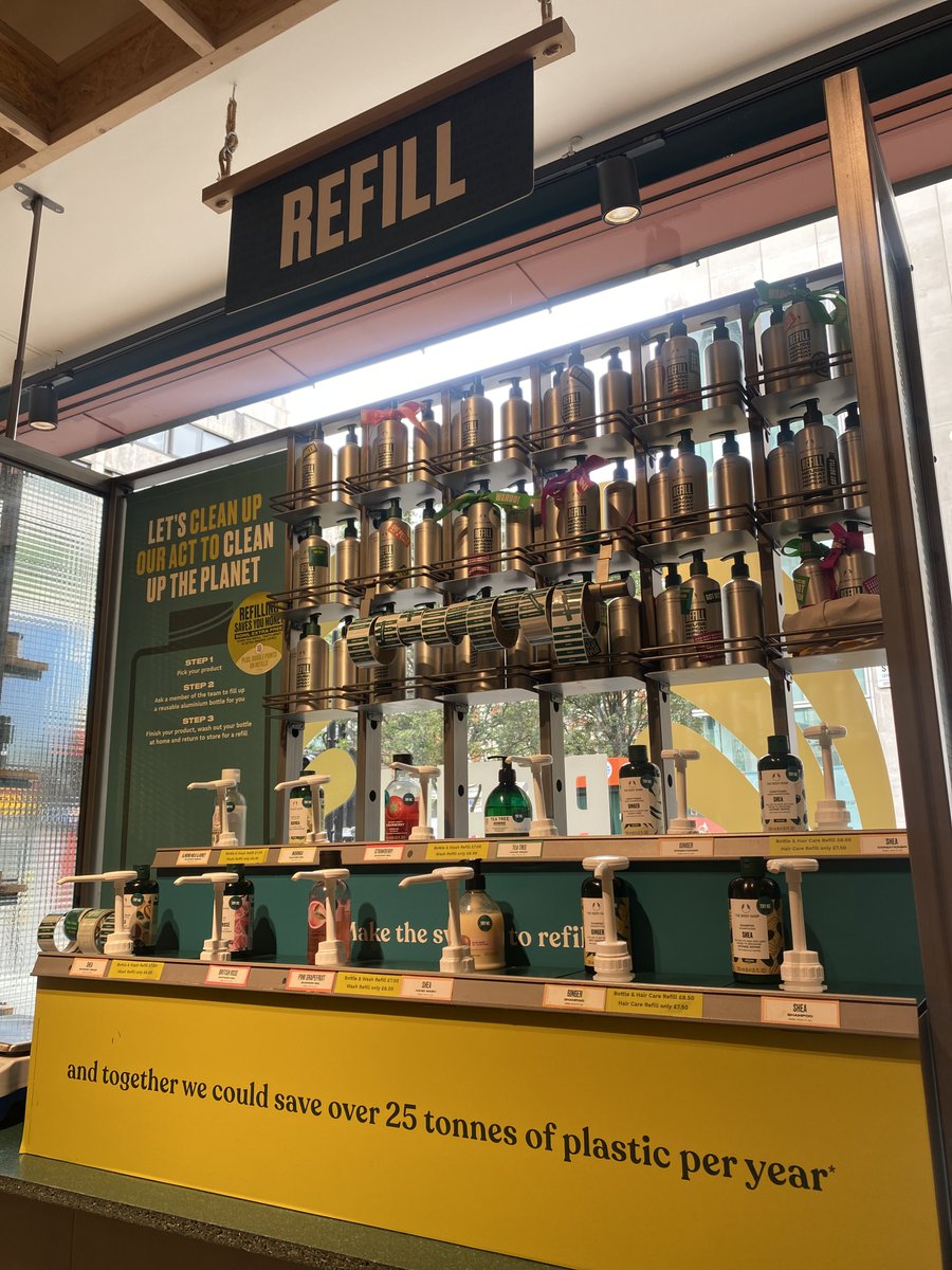 TheBodyShopUK's tweet image. 🌱💚 Join the refill revolution!

Our refill bottles make it easy to reduce your environmental footprint. Just #RefillReuseRepeat and help protect our planet for future generations. Together, we can make a lasting impact! 🌍♻️