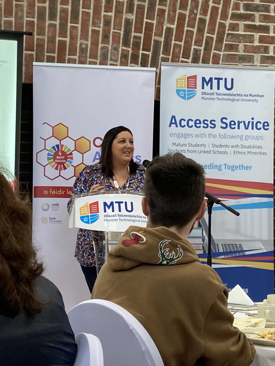 “There is a talent pool here and all that is needed is opportunities to be created.” @laura___coleman sharing an inspiring overview of the award-winning Ready Steady Work initiative @MTUCork_Access. @AccessCork @EDIMTU #InclusiveMTU @MTUCareersCork