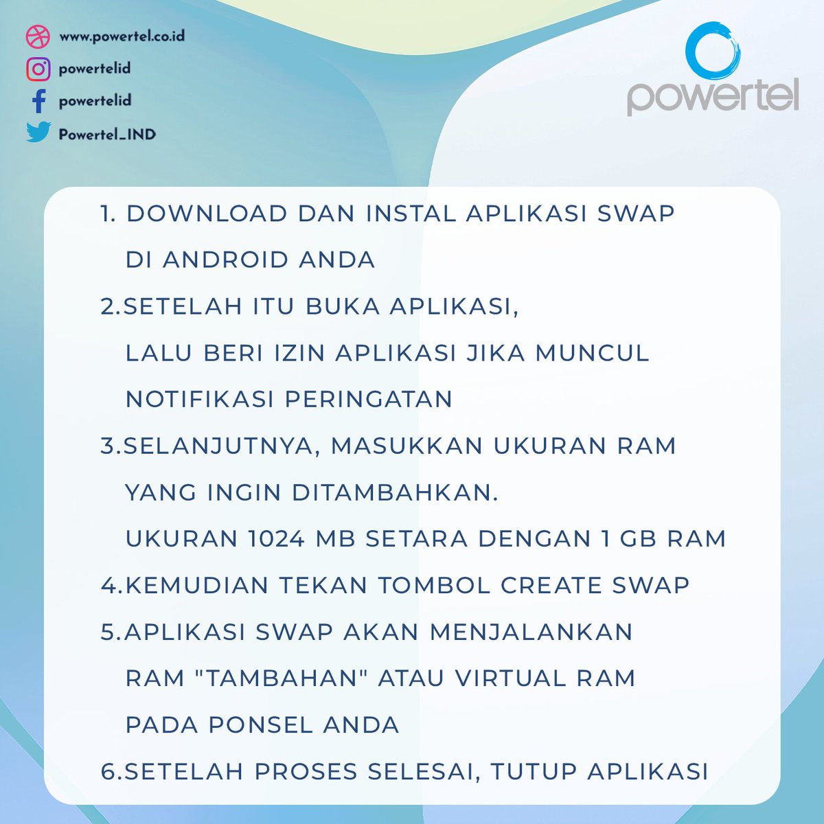 Powertel_IND's tweet image. Cara Menambahkan RAM Virtual di HP Android, Multitasking Jadi Lancar
#android #infoandroid #randomaccessmemory #ram #virtualram #androidram #internalmemory #softwareandroid #androidsoftware #fiturandroid #dongkrakperforma #ponselpintar #powertelid