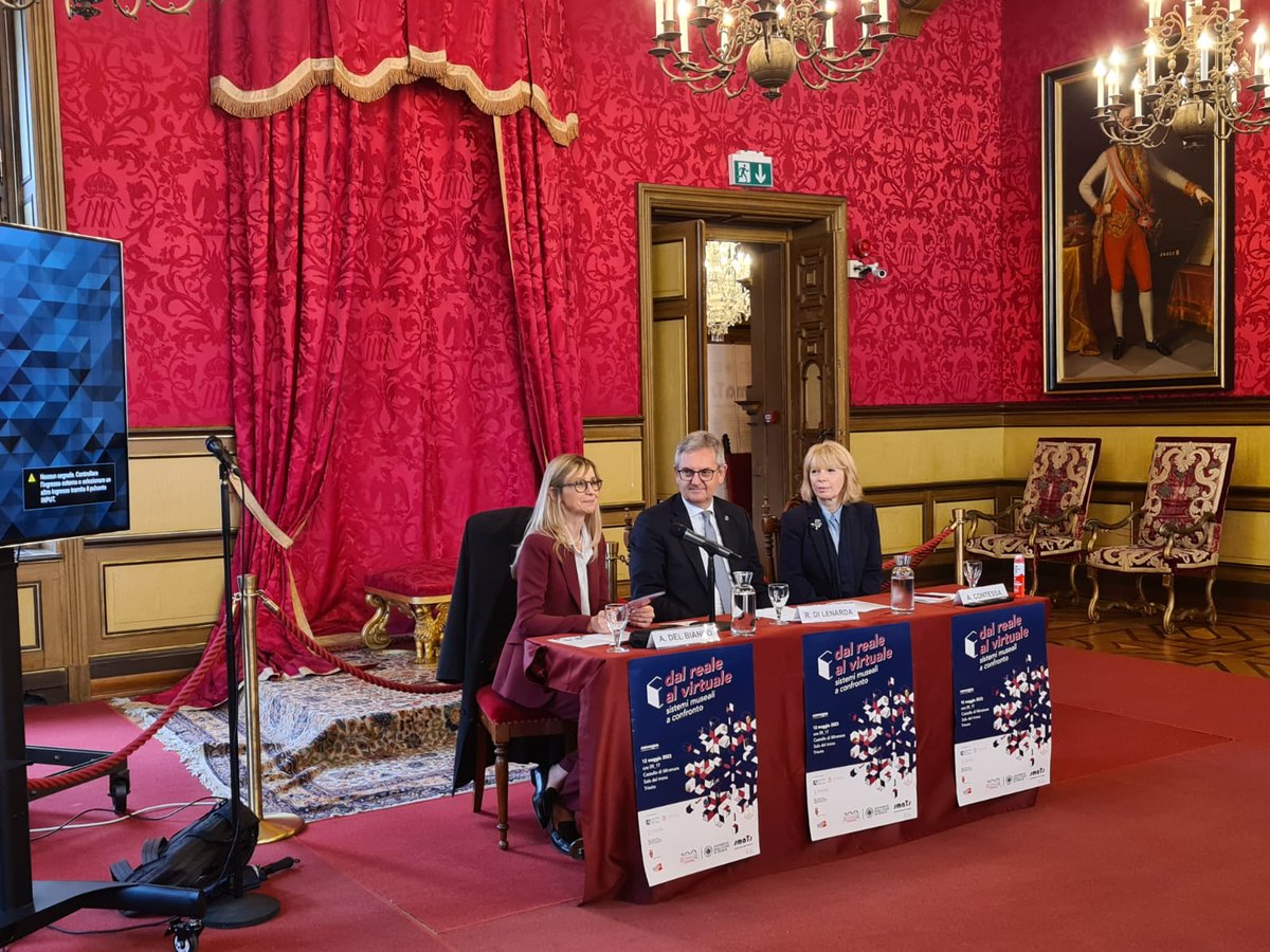 UniTrieste's tweet photo. Al via dalla Sala del Trono del Castello di Miramare il convegno "Dal reale al virtuale: sistemi museali a confronto".

Puoi seguirlo in diretta sul nostro canale YouTube ► https://t.co/xgIrfyaJCy https://t.co/l37jvdEoMM