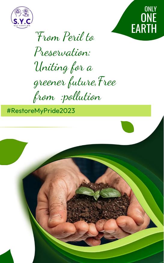 'Protecting our planet starts with acknowledging the consequences of environmental pollution. Let's unite in action and pave the way for a cleaner, greener future. 🌍✨#Sustainabilitymatters #RestoreMyPride2023