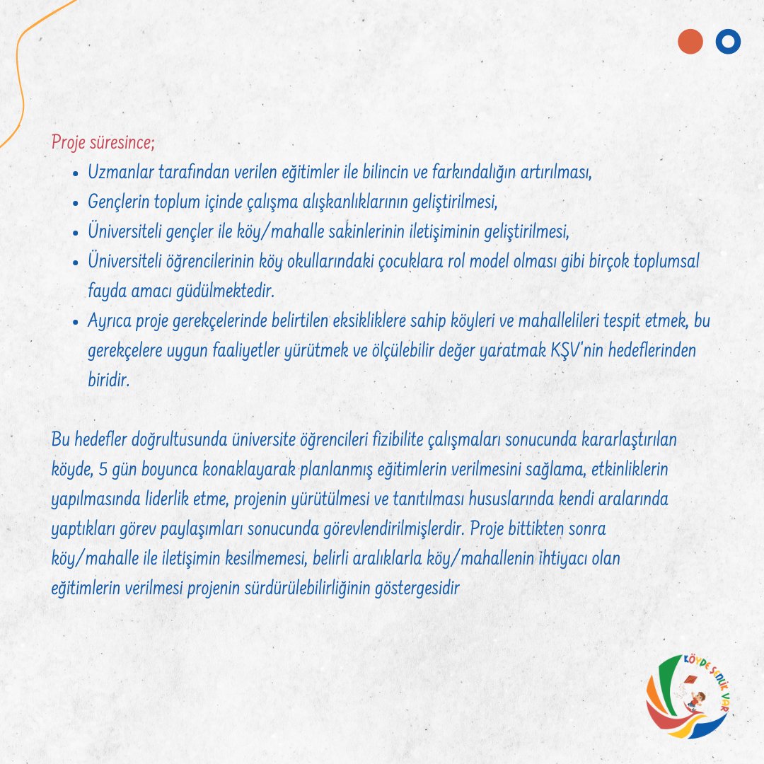 "Köyde Şenlik Var!" projemizi yakından tanımak isteyenleri buraya alalım!🙋🏼‍♀️

#koydesenlikvar