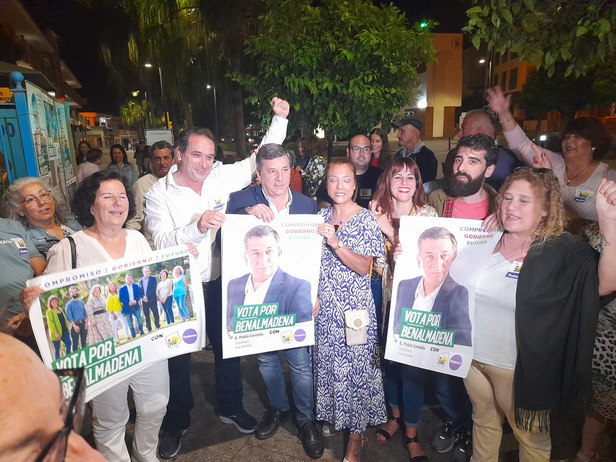 IUBenalmdena's tweet photo. 💜❤️💚 Arrancamos con ilusión una apasionante campaña electoral.

Salimos a ganar por una Benalmádena feminista, ecológica e inclusiva. Porque cuidamos lo cercano para una vida mejor.

#VotaPorBenalmádena
#BenalmádenaParaVivir
#IzquierdaUnidaPodemos
#28M https://t.co/krevKgaZud