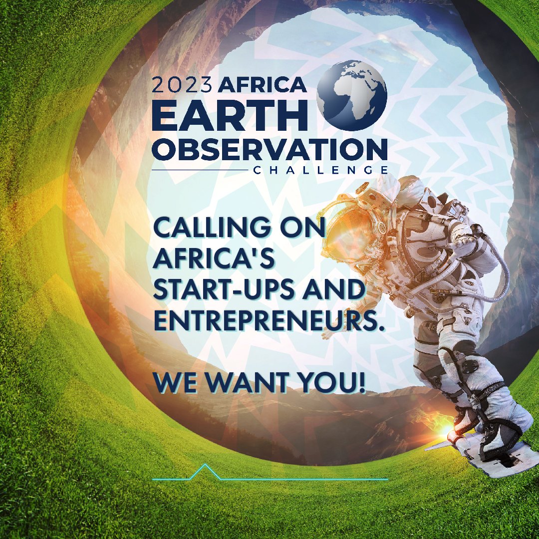 Are you a start-up or entrepreneur in disaster risk reduction, energy &amp; minerals, sustainable development, food security &amp; agriculture, ecosystem services?

Applications for the 2023 Africa Earth Observation Challenge are now open. Enter today! 
eochallenge.africa #AEOC23