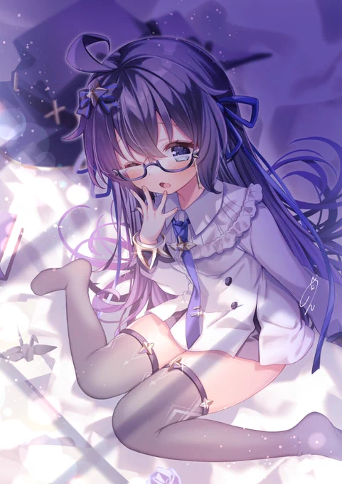 ふわあ…もう朝? #Skeb #Commission