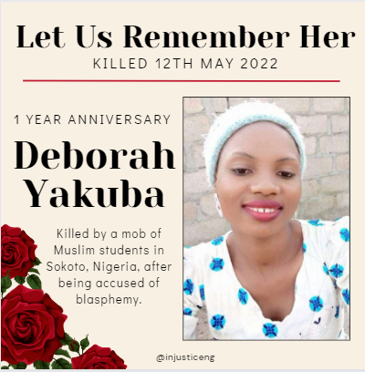 Injusticeng's tweet photo. A year on and still no justice for Deborah. The anguish for her family is immeasurable. Her life had value. We call on the Nigerian government to do justice.
#injusticeisreal #injustice #nigeria #womensrights #wearetired #socialjustice #justicefordebroah #freedom #humanrights https://t.co/PvzgrEYLDB