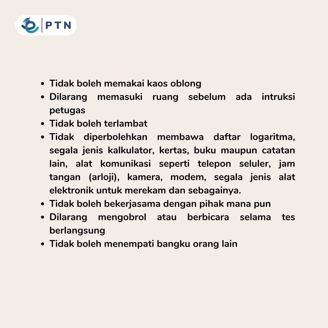 ecodu_id's tweet image. Hal-hal yang dilarang saat UTBK-SNBT 2023 cheeeck!!😉

#utbk2023 #SNBT2023