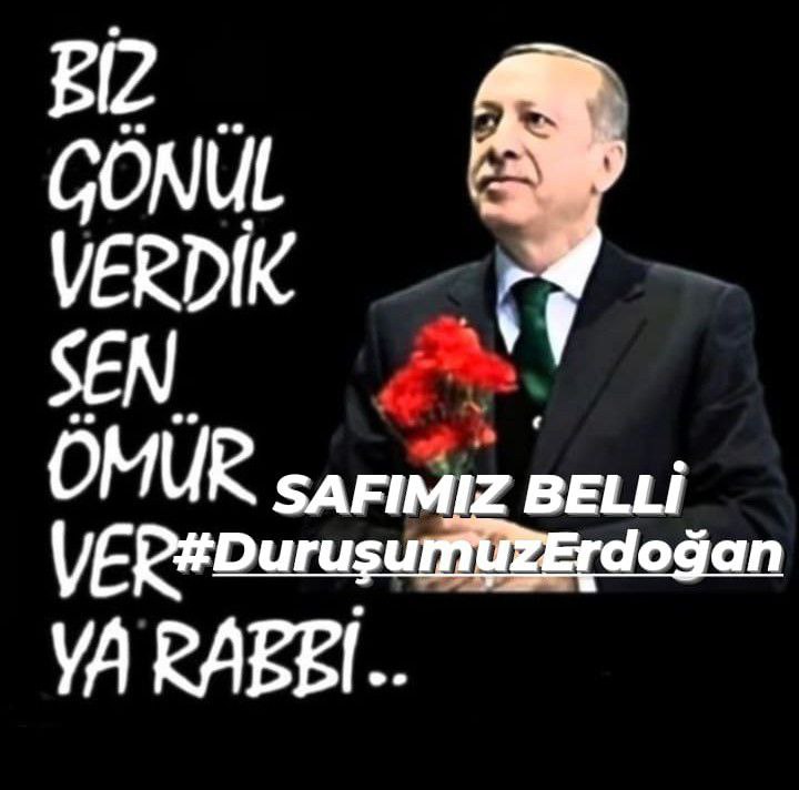 SAFIMIZ BELLİ #DURUŞUMUZERDOĞAN  O BİR DÜNYA LİDERİ SEÇTİK, YİNE SEÇECEĞİZ..🇹🇷❤🇹🇷
HAYİRLİ CUMALAR🙏