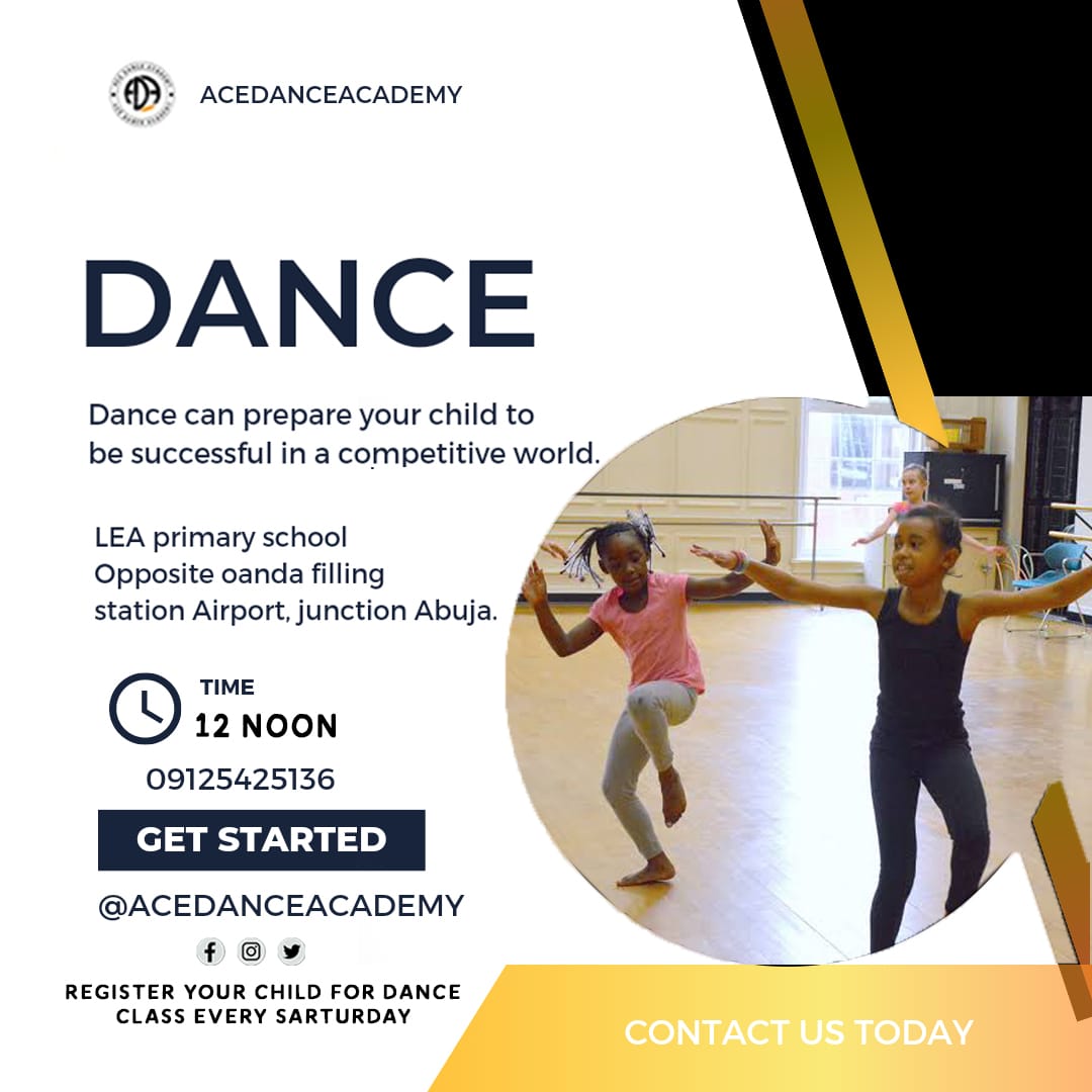 acedancee's tweet photo. Research has shown that a lot of children who take dance classes and attend school dance clubs are much more confident than thier average peers.

Register your child in our academy today !

#dancetraining #kidsdanceclass
#creativeexpression
#acedanceacademy https://t.co/7vPUQkhE74