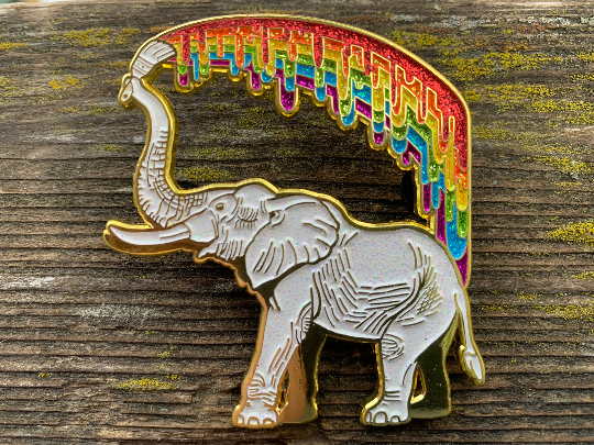 cubelight's tweet photo. Alaska folk!

Be sure to check out Black Birch Books in Wasilla - the newest place to grab merch from @alaskanime! Currently on display - "Elephant's Rainbow" enamel pins, with more in stock soon. Grab yours today!

https://t.co/zdPWdXJNNR https://t.co/dOJmx44AAR