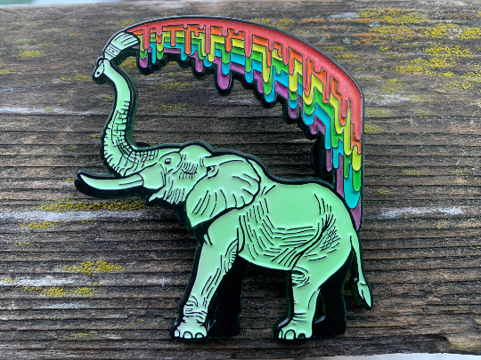 cubelight's tweet photo. Alaska folk!

Be sure to check out Black Birch Books in Wasilla - the newest place to grab merch from @alaskanime! Currently on display - "Elephant's Rainbow" enamel pins, with more in stock soon. Grab yours today!

https://t.co/zdPWdXJNNR https://t.co/dOJmx44AAR