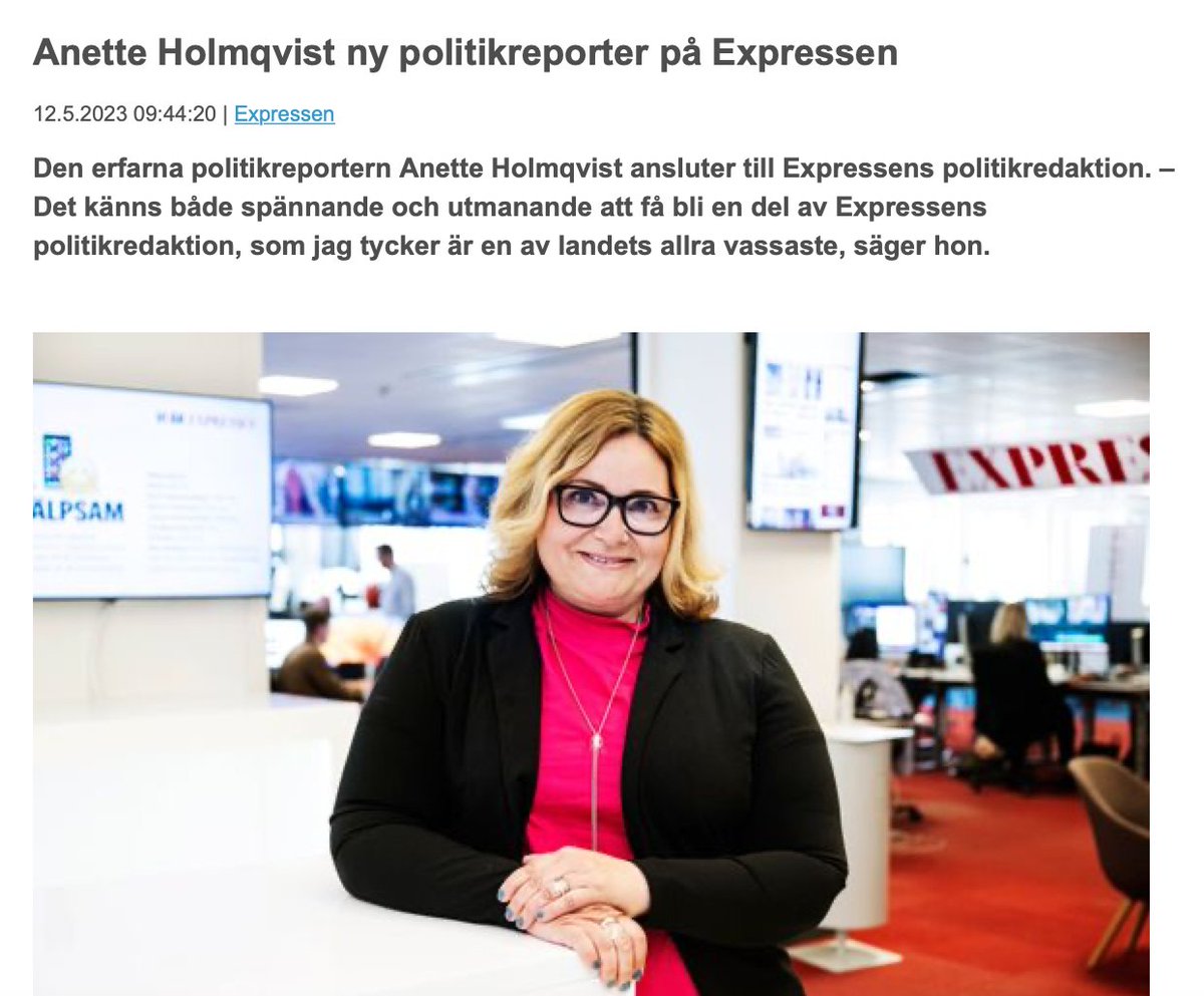 Anette Holmqvist tweet media