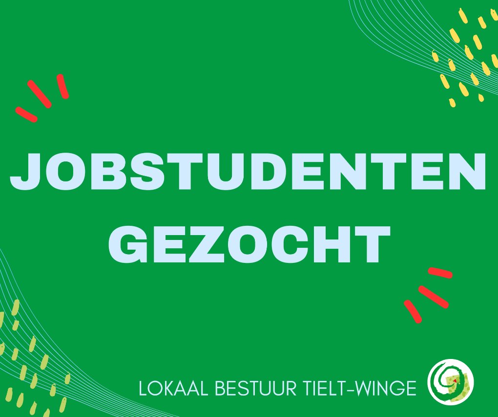 tieltwinge's tweet photo. Op zoek naar leuk vakantiewerk tijdens de zomermaanden? Check onze vacatures voor jobstudenten!
https://t.co/GebqW5rbpP https://t.co/RmUz5BX5UC