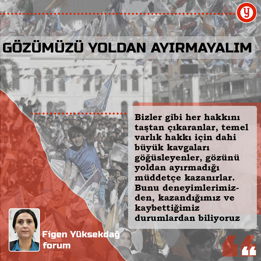 📌Gözümüzü yoldan ayırmayalım 🖊Figen Yüksekdağ yeniyasamgazetesi4.com/gozumuzu-yolda…