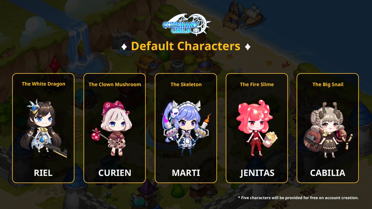 CovenantChild_O's tweet photo. โ A true Free-to-Play P2E game, FIVE characters will be provided for free on account creation! โ
#MiniEsportsTournament #Esports #Tournament #Competition #PrizePool #Highgrounds #COVN https://t.co/yiZdfJteyJ