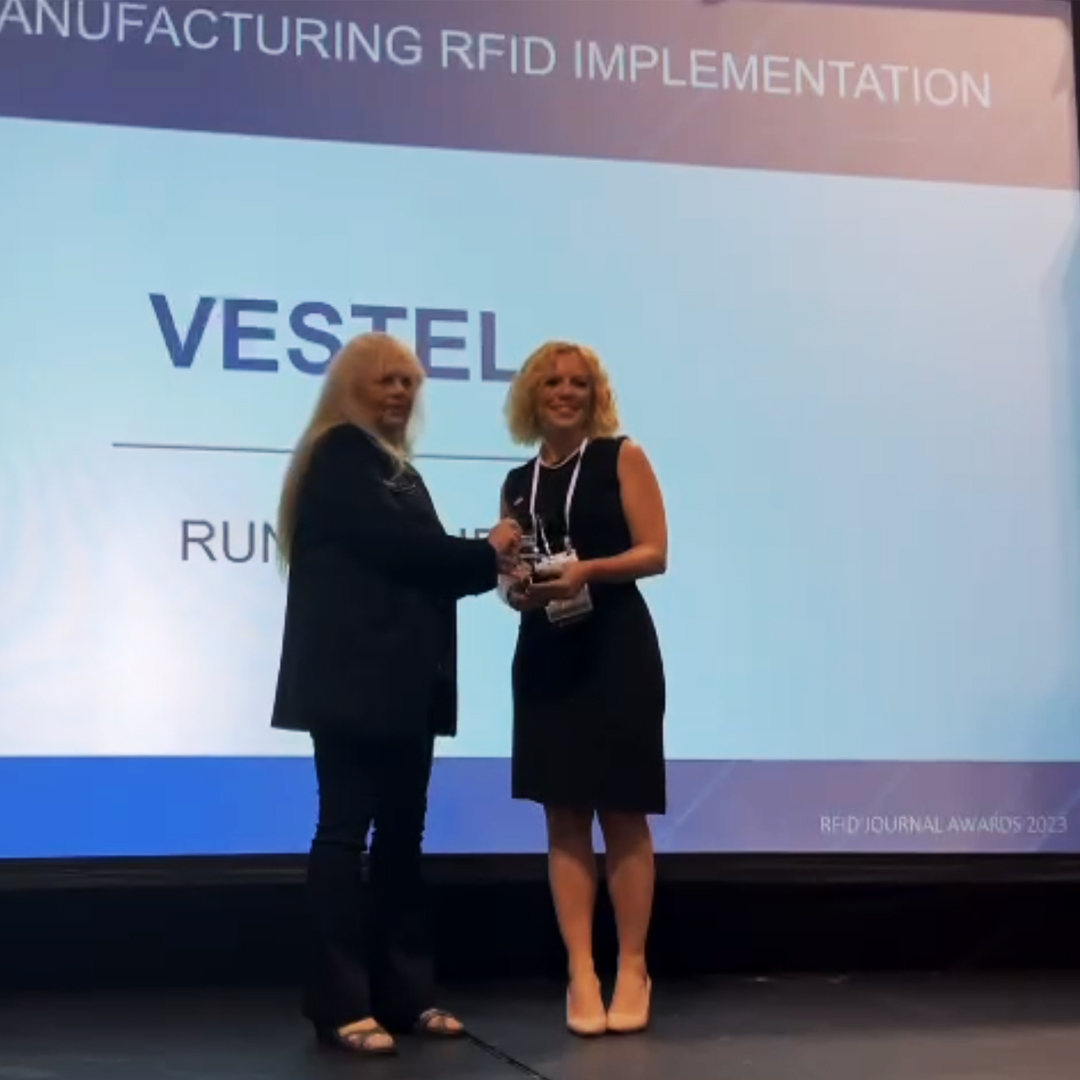 wipelot's tweet photo. 🏆 Exciting News! 
We are delighted to announce that our @Vestel  project has won second prize in the RFID Journal Awards 2023 in the category of "Best Manufacturing RFID/IoT Implementation."

#RFIDJournal #Innovation #EfficiencyImprovement
#RFID #UWB #ProudMoment #wipelot https://t.co/rJBqTGaHv2