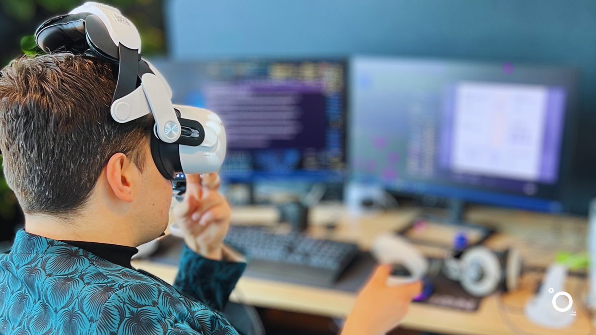TheViewVR's tweet image. Our developers work hard AND play hard... for quality assurance.

He’s working, we promise!

#DevTeam #VirtualWorlds #GameDev