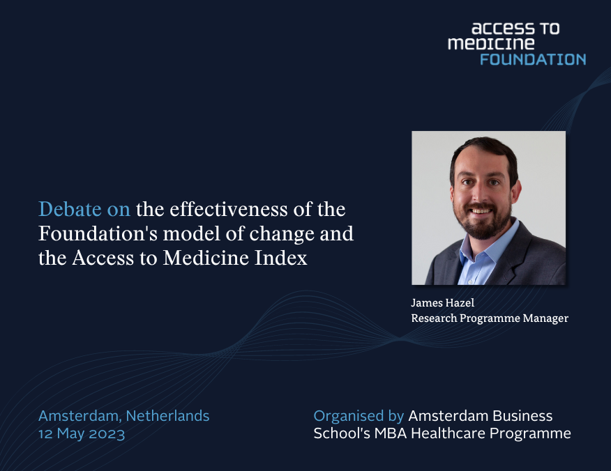 AtMIndex's tweet photo. Today, @JamesWHazel, our Research Programme Manager, is attending a #debate to discuss the effectiveness of the Foundation's model of change & the #ATMIndex w/ students of the Amsterdam Business School's MBA Healthcare Programme. Read more π https://t.co/mnVBWk6kjF https://t.co/RoS2SHSP5b