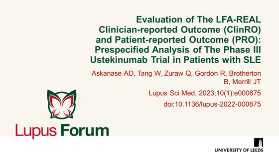TheLupusForum's tweet photo. The #LFA-REAL #ClinRO and #PRO showed varied levels of correlation (weak to strong) with existing physician-based lupus disease activity measures and patient-reported outcome instruments. Read our summary of the data from Askanase, et al. on the https://t.co/iXdL6HfOJS https://t.co/jSfkjaIB7I