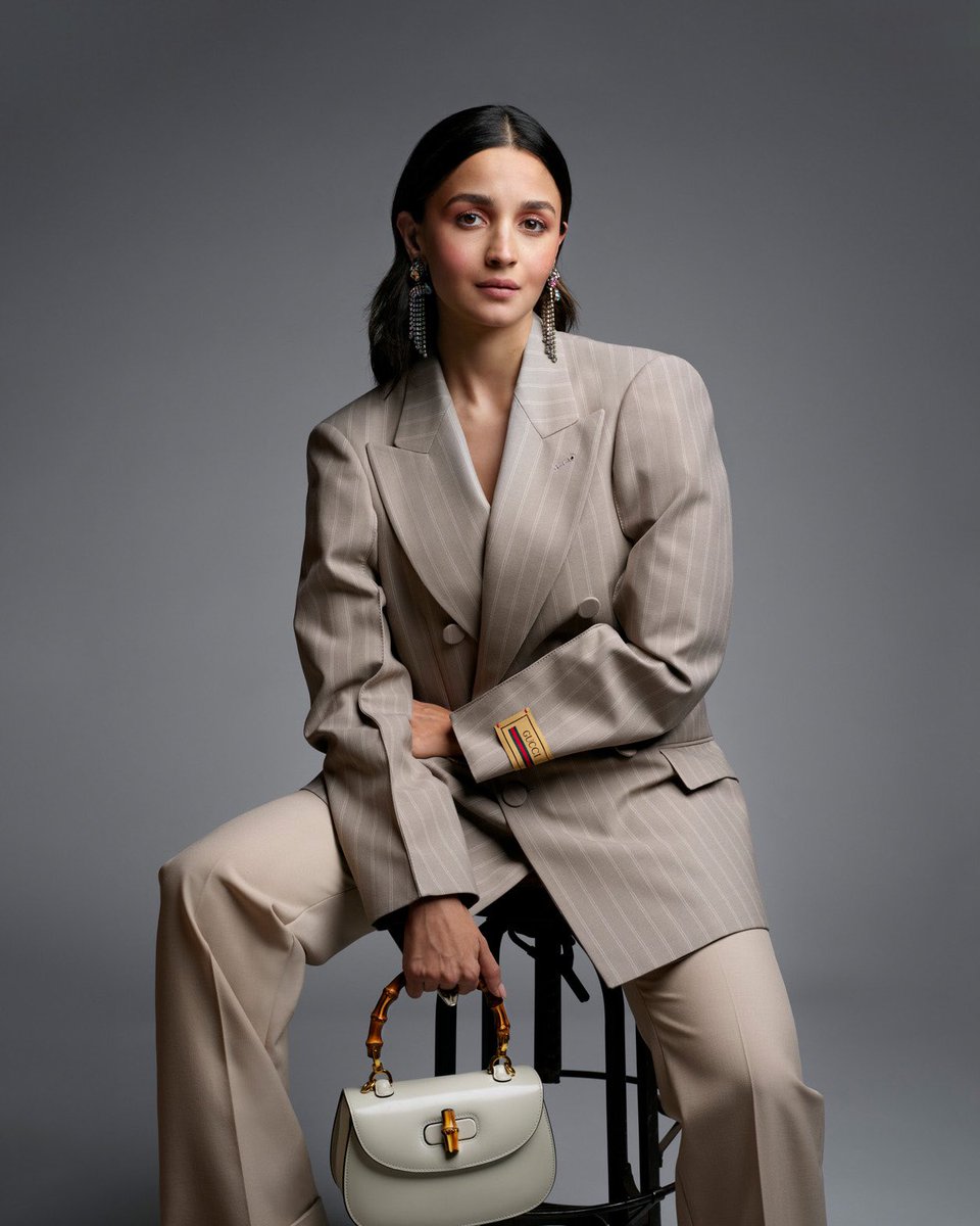 As an example of a creative talent fostering empowerment and self-expression within the next generation, #AliaBhatt is recognized by the House as the latest Global Brand Ambassador. #GucciBamboo1947
