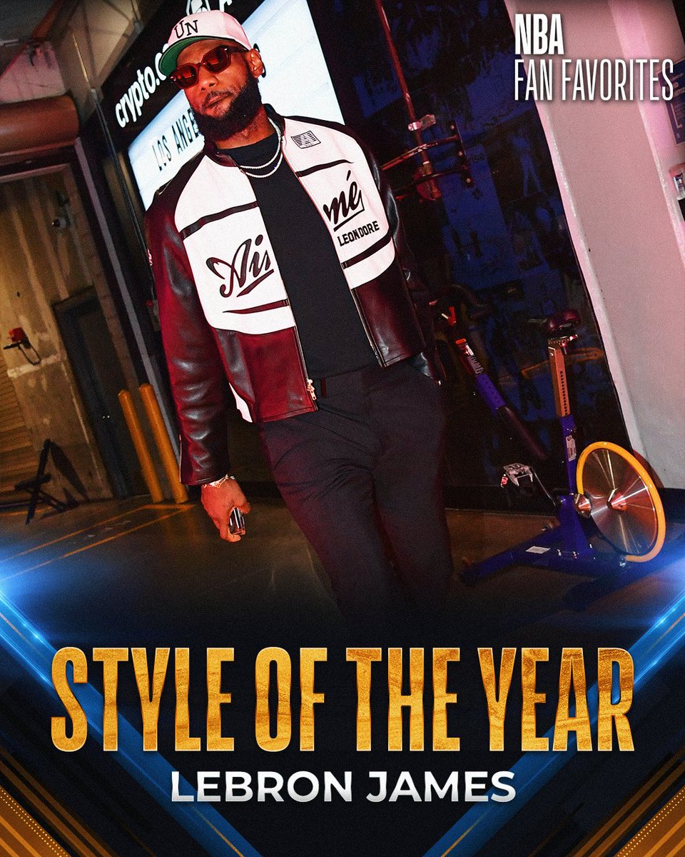'Style of the Year' ödülünü LeBron James kazandı.

#NBAFanFavorites