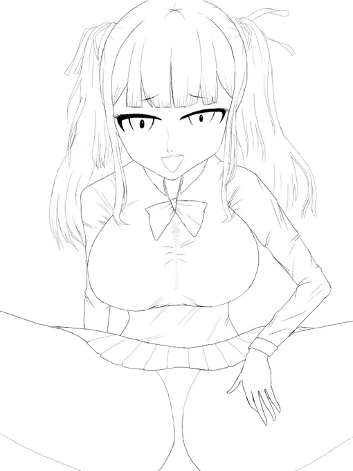 夏色花梨ちゃん線画!
今回はお姉さんに誘惑されちゃうシチュです😁 