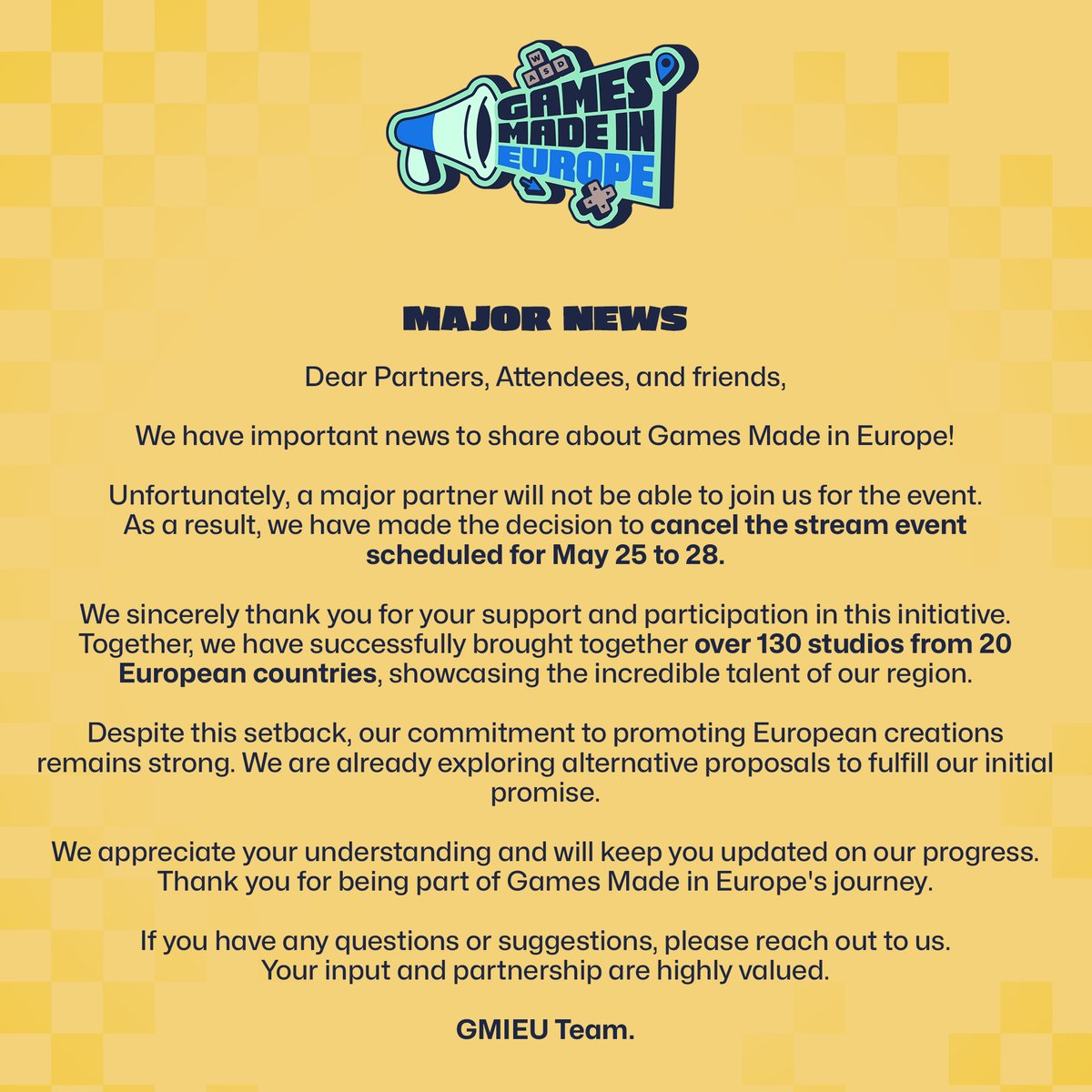 Games Made in Europe #GMIEU23 tweet media