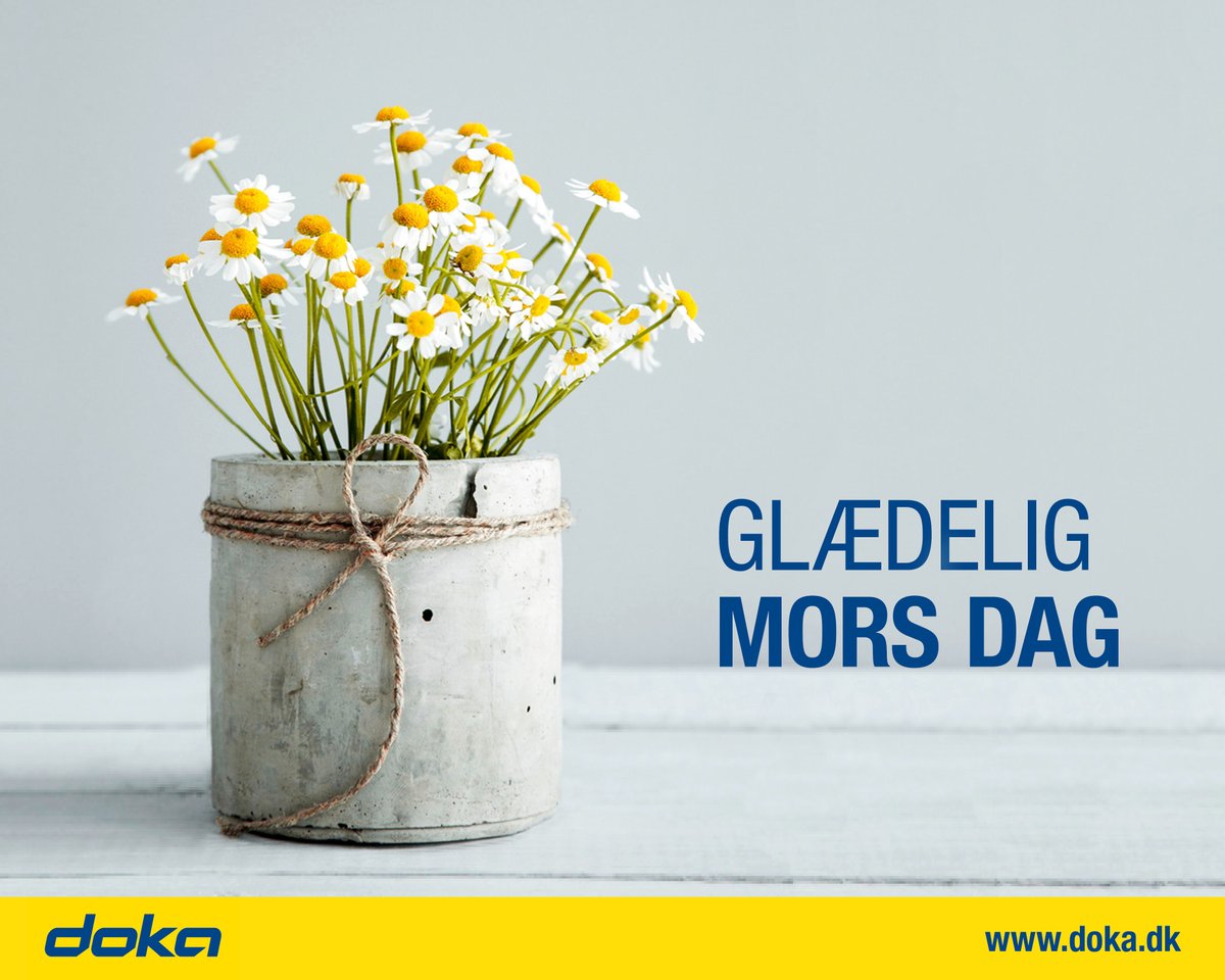 På søndag husker vi lige at sige ❤️GLÆDELIG MORS DAG ❤️til alle vores mødre derude #WhereEverYouAre #ThankYou #mum #Mami #mother #mor #tak 🌹
#Morsdag afholdes i Danmark altid den anden søndag i maj. #DokaDanmark #BecauseWeCare