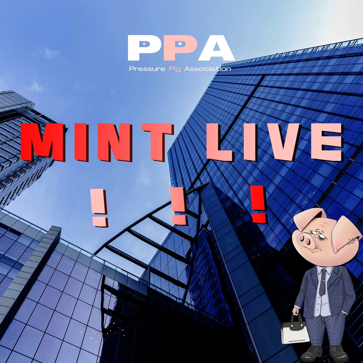 🐷Mint Live NOW !!!

👉Mint Entre: ppa-nft.xyz

WL/OG/Public Mint will start at the same time!

Public Mint FCFS!

#Mint #OpenSeaNFT #pressurepig #PPA #wl #OG #ETH #Ethereum #FCFS #NFTCommunity #NFTCollection #NFT #Freemint #MintingNow