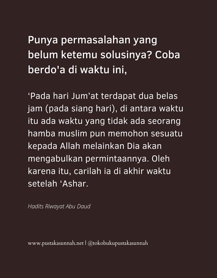 Waktu sholat Ashar untuk wilayah Indramayu dan sekitarnya telah tiba. Buat laki-laki (yang melaksanakannya) yuk sholat berjamaah di Masjid