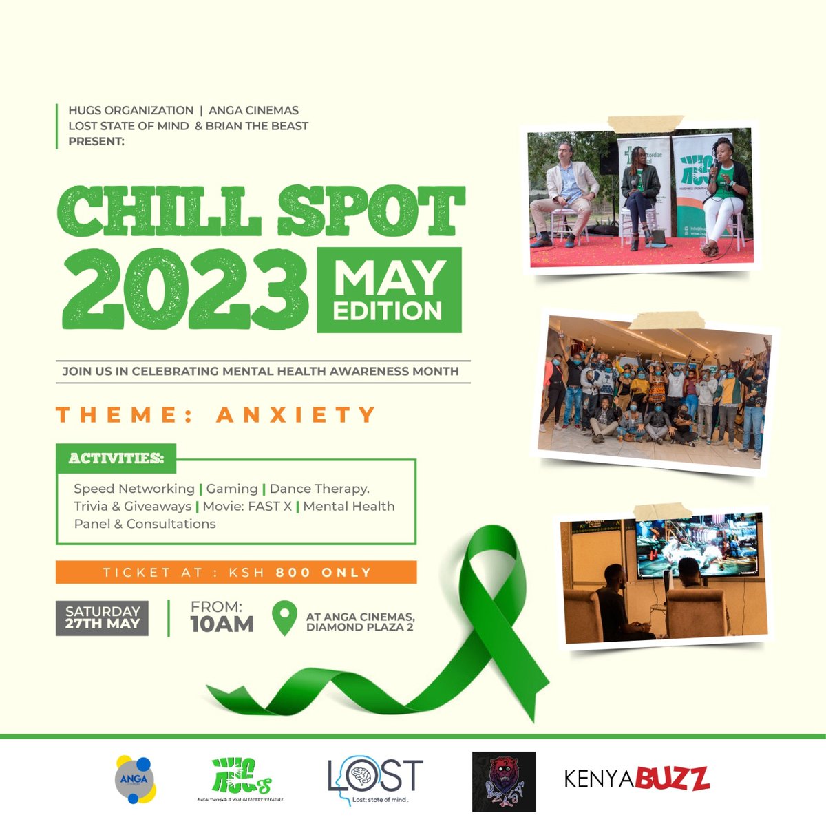 hugs_co_ke's tweet photo. Natumeruuudiii! BACK WITH A BANG 😌
See y'all at THE CHILL SPOT GRAND EVENT 2023 on May 27th 2023 at Anga Diamond Cinema grab your tickets from Kenya buzz . Tell a friend to tell a friend
https://t.co/XlZSQ7imjp https://t.co/C0YDQjlRBD