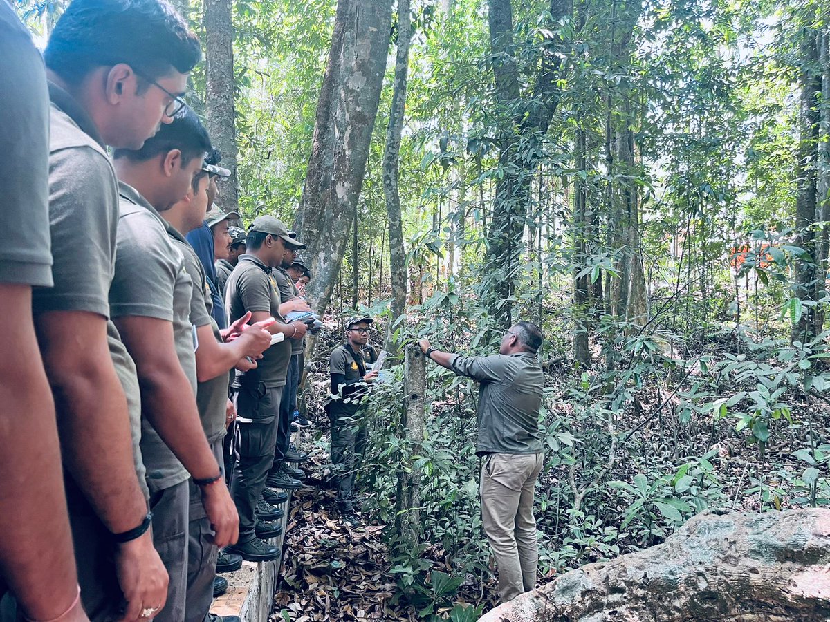 casfosddn's tweet image. OTs of 35th SFS IC of @casfosddn visited Myristica Swamp Forest &amp;amp; Madei WL Sanctuary, Goa on Day-13 of SCI Tour. They learned about significance &amp;amp; management practices of swamp forest, role of community participation, challenges in setting up WL Sanctuary, ecotourism activities.