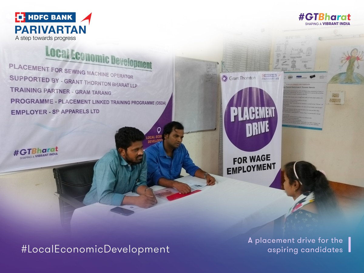 GrantThorntonIN's tweet image. #LocalEconomicDevelopment | Meet the remarkable women from Dhenkanal, Odisha who received skill training in Sewing Machine Operations. These women, many of whom were school or college dropouts, had been struggling to earn a living before the training.