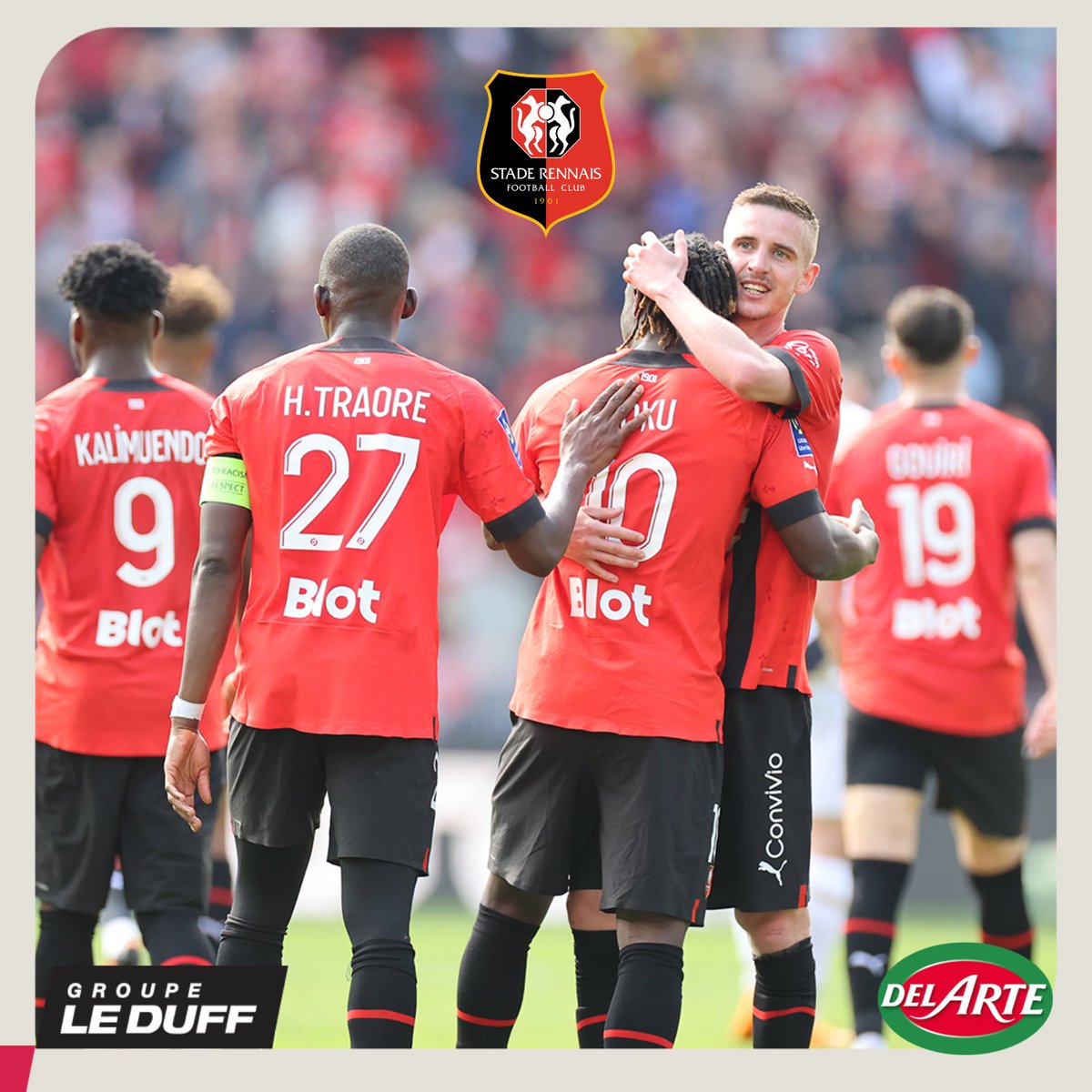 GroupeLeDuff's tweet image. #concours ⚽ Tentez de remporter 2 places pour soutenir le @staderennais face à Monaco pour le dernier match de la saison le 27 mai à 21h au Roazhon Park ! 📷 Pour participer RT + follow
@GroupeLeDuff et @delartefr
Tirage au sort dans 2 semaines. Bonne chance !