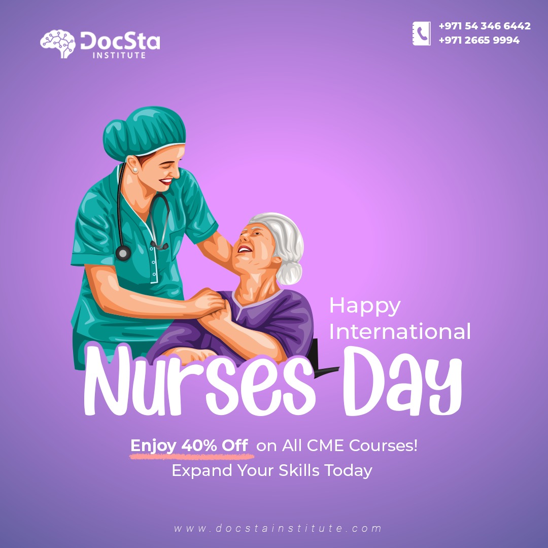Wishing all nurses a Happy Nurses Day! Enjoy a 40% discount on all CME courses!

#WorldNursesDay #NursesDay #InternationalNursesDay
#ThankANurse
#NursesRock
#NursesSaveLives
#NursesAreHeroes
#NursesAreAmazing
#NursesAreTheBest
#NursesAreUnsungHeroes
#NursesAreIncredible