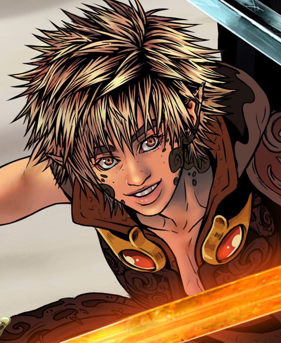 Keyhlanwolf's tweet image. 🕯️Cemterion 🕯️⚔️New Episode on @webtooncanvas  
#shonen #webtoon #digitalart