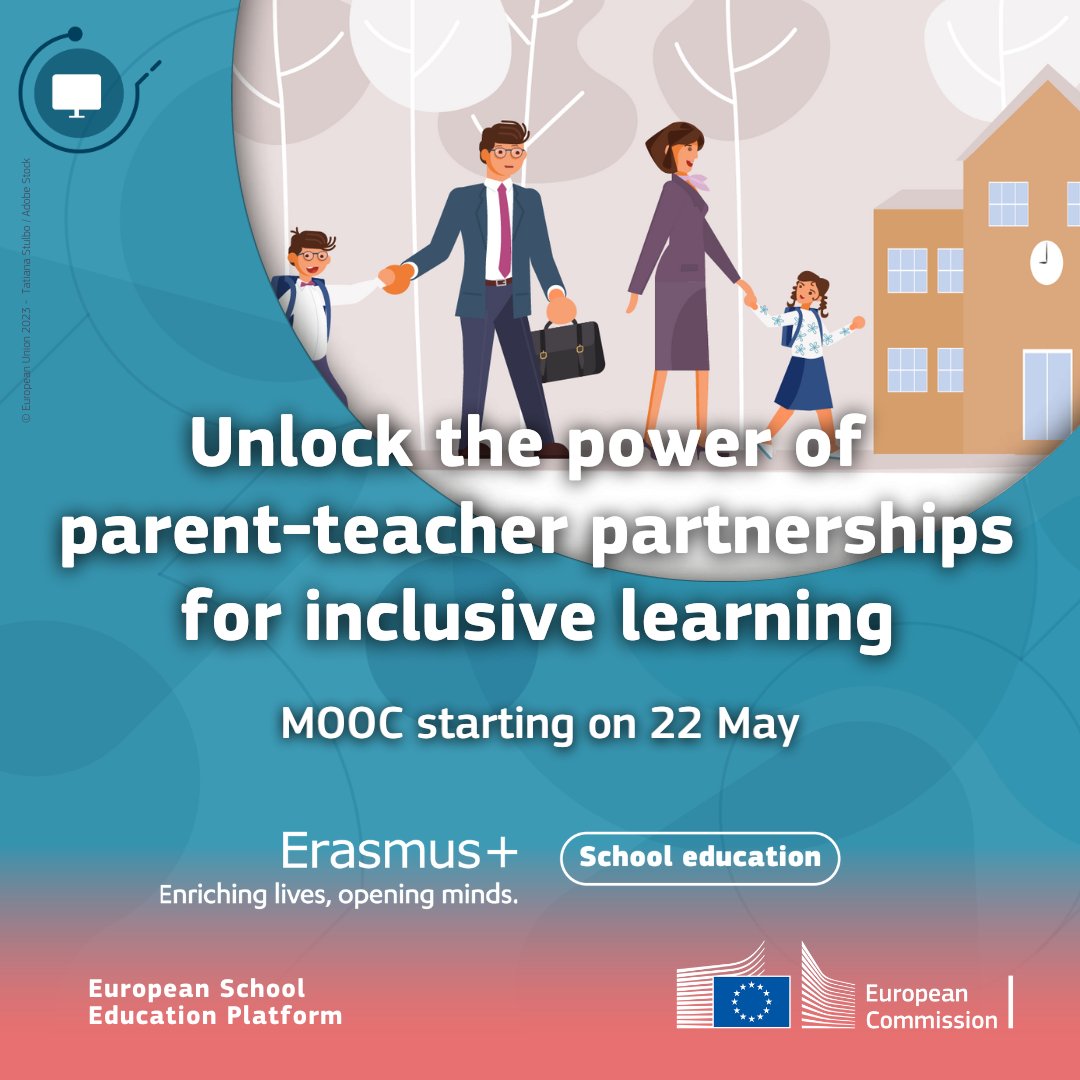🔓Unlock the power of parent-teacher partnerships for #inclusivelearning!
Thanks to this MOOC:
🔵build positive relationships with parents of special education needs children
🟠deliver inclusive lessons that engage &amp; empower every student
Enrol today! 👉 bit.ly/Parent-Teacher…
