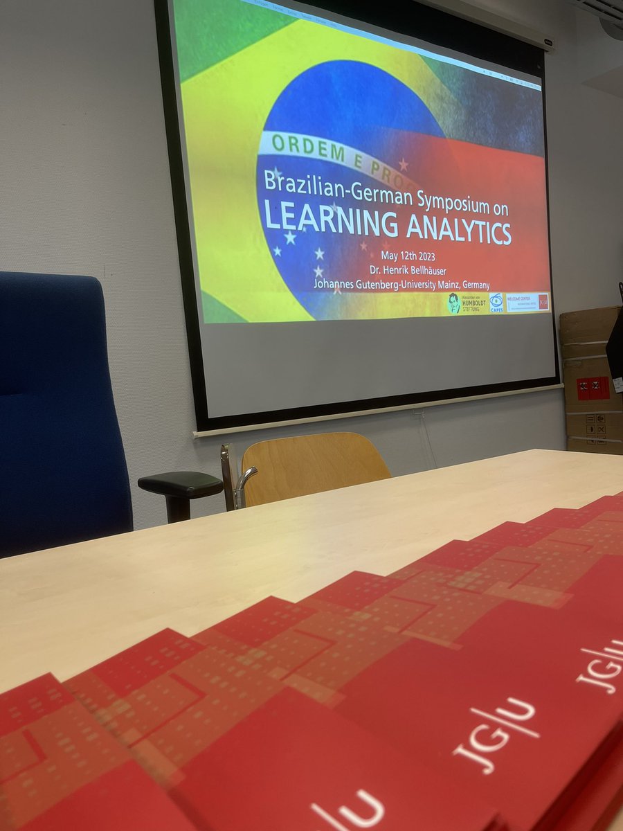 Ready to start our Brazilian-German Symposium on #LearningAnalytics <a href="/uni_mainz/">Universität Mainz</a> ! Looking forward to great talks—we will record them and I’ll post links here afterwards.