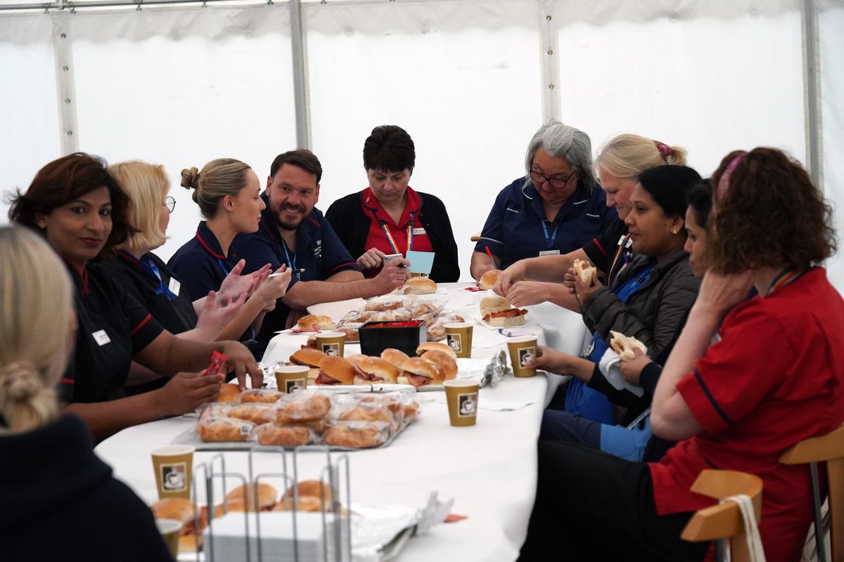 Happy #InternationalNursesDay! We kicked off with a breakfast for nurses hosted by Chief Nurse, @ychristley, and the senior nursing team. 

We will be sharing photos of the events planned throughout the day!