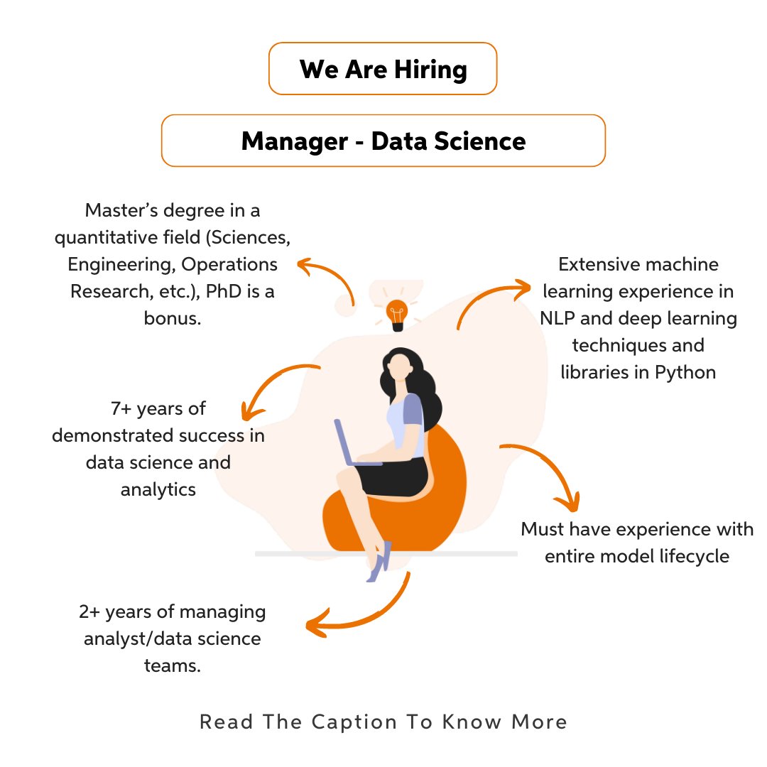 chegg_india's tweet photo. Lead the charge in revolutionizing the student learning experience! 👨‍💻
Join our team at Chegg as Manager of Data Science and turn insights into action. 😎
https://t.co/CX8rvYRHL8
#DataScience #Manager #EdTech #EngineeringJobs #Jobs #Engineering #DataScienceJob https://t.co/HkBUS6xrgA