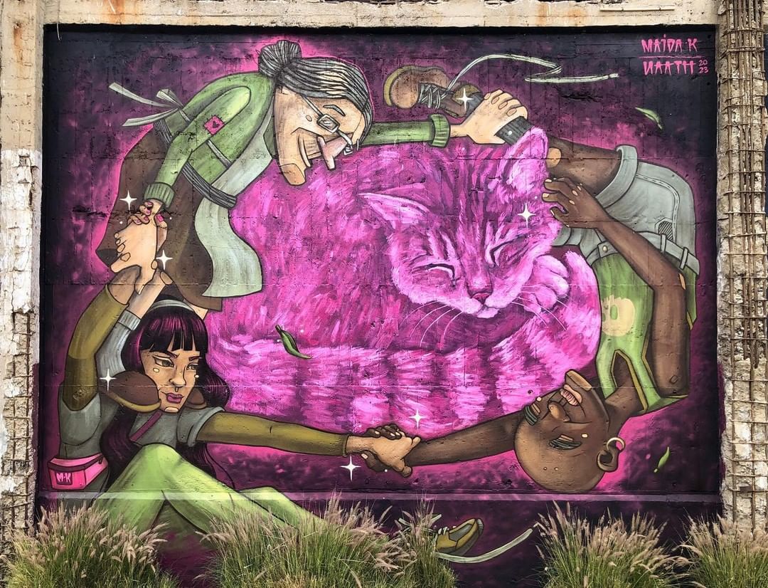 brababella's tweet photo. #Streetart by #Naath + #MAIDAK @ #Valparaiso, Chile for #FestivaldeArtesyOficios a project by #MarginalGaleria #LaHoguera
Info: https://t.co/qeeXHeHGvD
#streetartValparaiso #streetartChile #Chilestreetart #arteurbana #urbanart #murals #muralism #contemporaryart #artecontemporanea https://t.co/7sZ4csQm9P