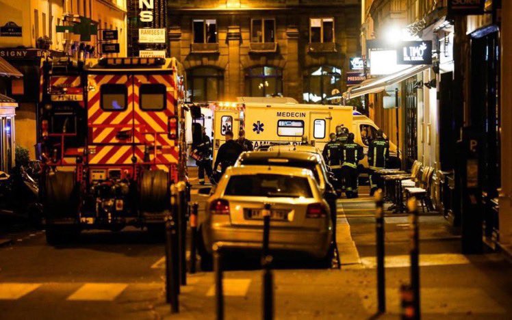 JcBrisard's tweet photo. Il y a 5 ans, le 12 mai 2018, un attentat à l’arme blanche perpétré par un terroriste islamiste dans le quartier de l’#Opéra à #Paris et revendiqué par l’#EI, faisait un mort (Ronan Gosnet) et quatre blessés #NeverForget https://t.co/4BElG1dzt3