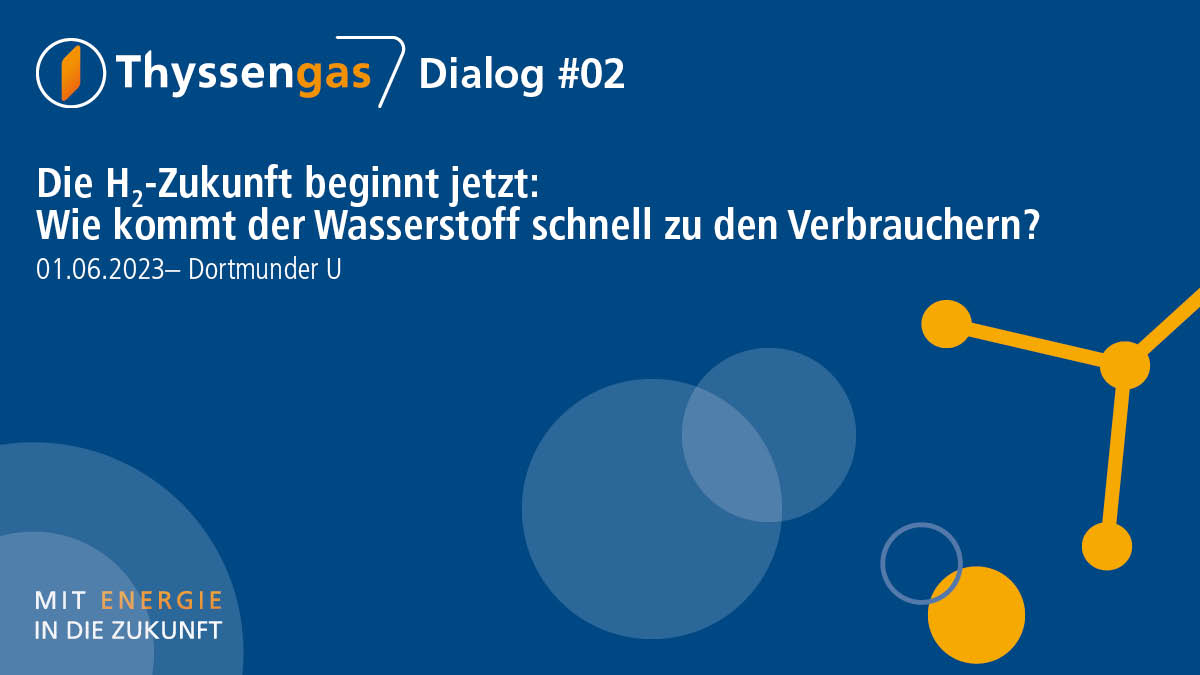 Der Thyssengas Dialog geht in die 2. Runde! Gemeinsam mit unseren Gästen diskutieren wir über die Frage: Wie kommt der #Wasserstoff schnell zu den Verbrauchern? Mit dabei u.a. @Andreas_Rimkus <a href="/TillMansmann/">Till Mansmann</a> @business_ruhr <a href="/RWE_AG/">RWE AG</a> &amp; <a href="/WestnetzGmbH/">Westnetz</a>. Anmeldung: event.fischerappelt.de/thyssengasdial…