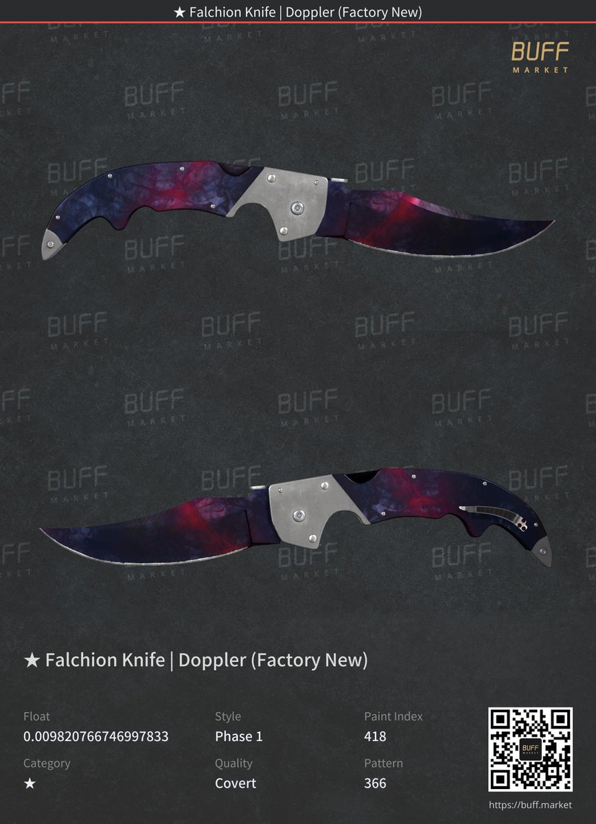▶️Up for Sale 600$++

Falchion Knife Doppler P1 - 0.0098

Paypal only