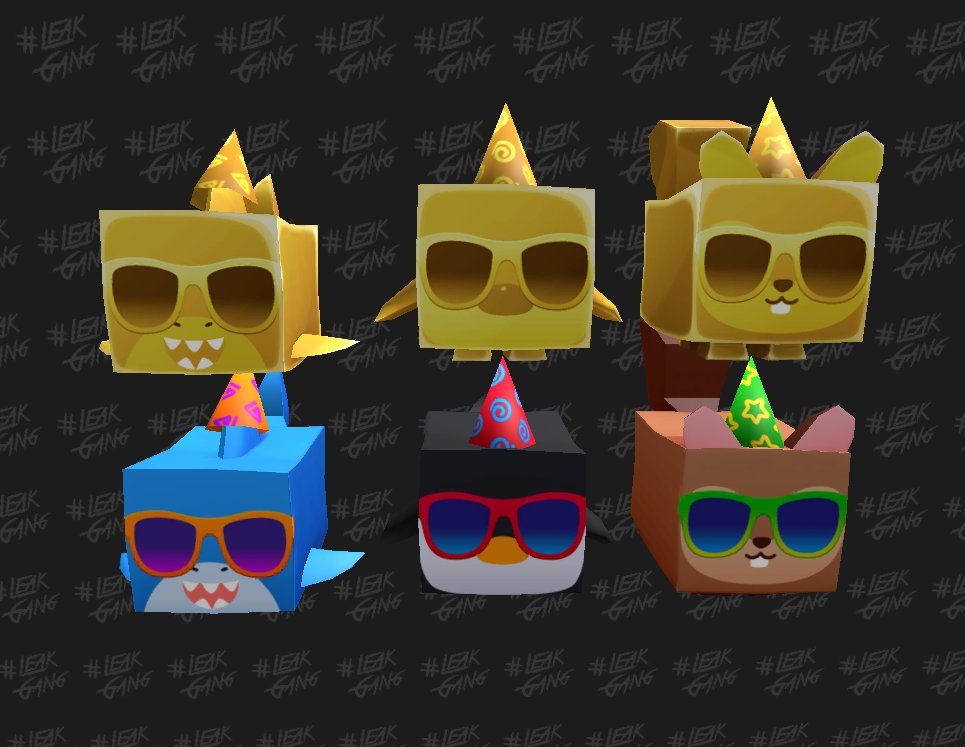 LeakGangRoblox's tweet image. Pet Simulator X Leaks - new penguin hype gift!
With a new Huge Party Penguin!
#PetSimulatorX discord.gg/leakgang