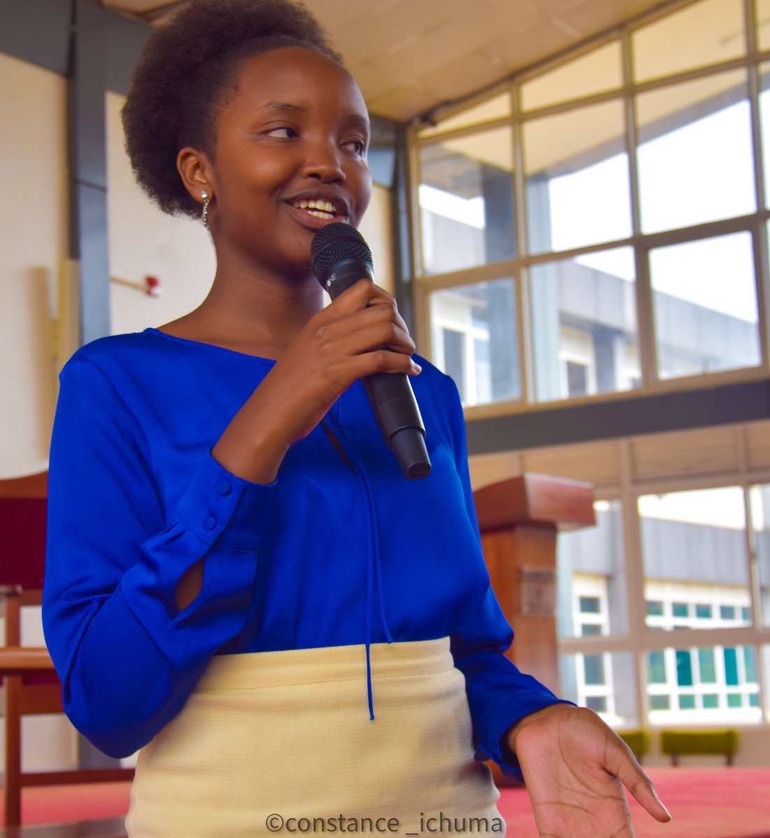The Vice President @NsabaKamikazi of @UCUniversity Guild is attending the annual Women Garage organized by @uictug to empower girls and help them to become better women they should be. 📍@MoICT_Ug innovation hub. 📸@ConstanceIchuma