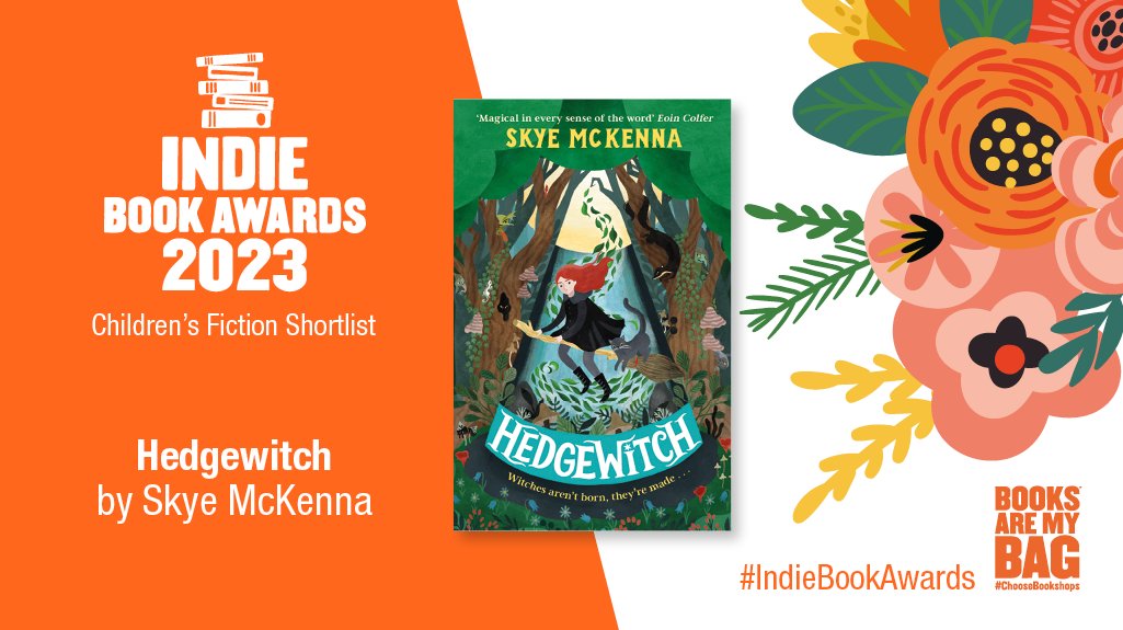 Incredibly grateful to all the independent bookshops who have been so supportive of #Hedgewitch  ❤ It's a huge honour to be on the shortlist for #IndieBookAwards. Can't wait for Independent Bookshop Week! @booksaremybag