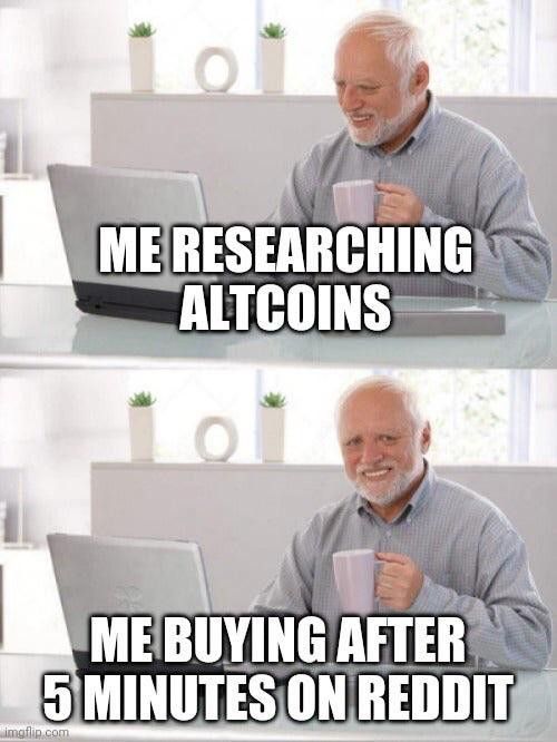 *Me researching memecoins haha