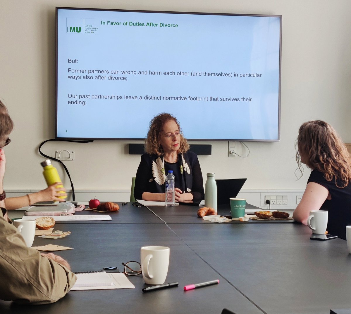 BioethicsCPH's tweet photo. Monika Betzler opens our final #FutureFamily workshop, with her talk "After divorce". Monika discusses whether romantic partners have duties towards each other even after #divorce https://t.co/YTroWmVrmB