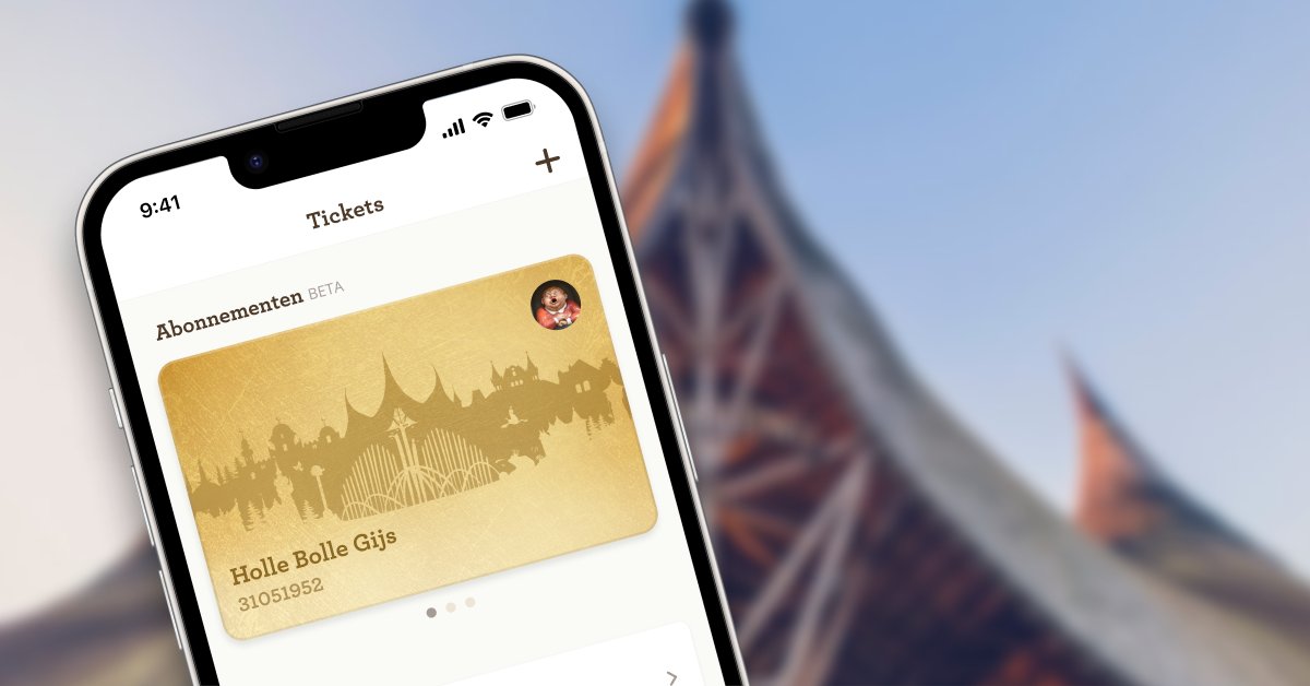 Efteling's tweet photo. De wens van veel abonnementhouders gaat in vervulling. Binnenkort kun je jouw abonnement laten scannen vanuit de Efteling-app. Weten hoe dit precies werkt? Klik hier!✨👉https://t.co/5Up55Y5Box https://t.co/IU0DCjwiyx